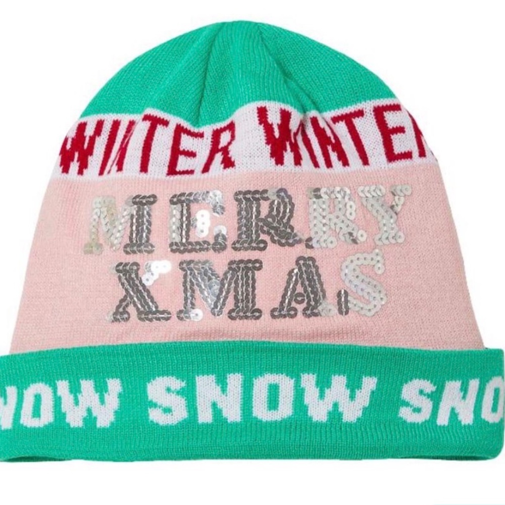 Winter/ Snow Merry Christmas Beannie Hat